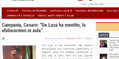 Le menzogne di De Luca su QELSI.it