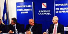 Sulle Universiadi Vincenzo De Luca dopo annunci in pompa magna e faraonici manifesti continua a mentire!